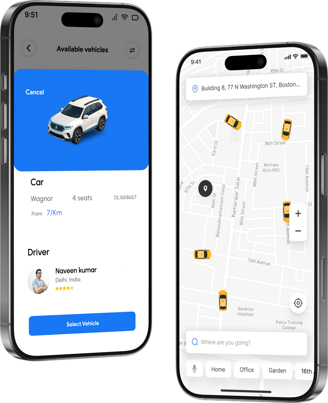 Taxi Booking App