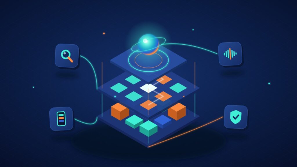 Siri AI integration for iOS apps in three layers: indexed app content, App Intents actions and the Siri AI assistant on top