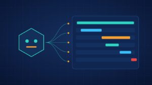 An AI agent sending trace spans for each model call and tool step to an observability dashboard
